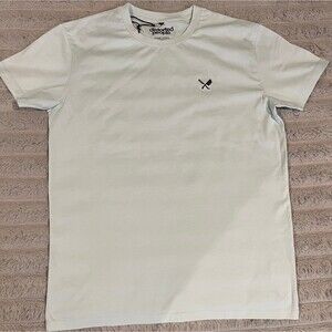 Distorted People Classic Crew Neck T-Shirt – Chalk Blue – Size Large – NWT